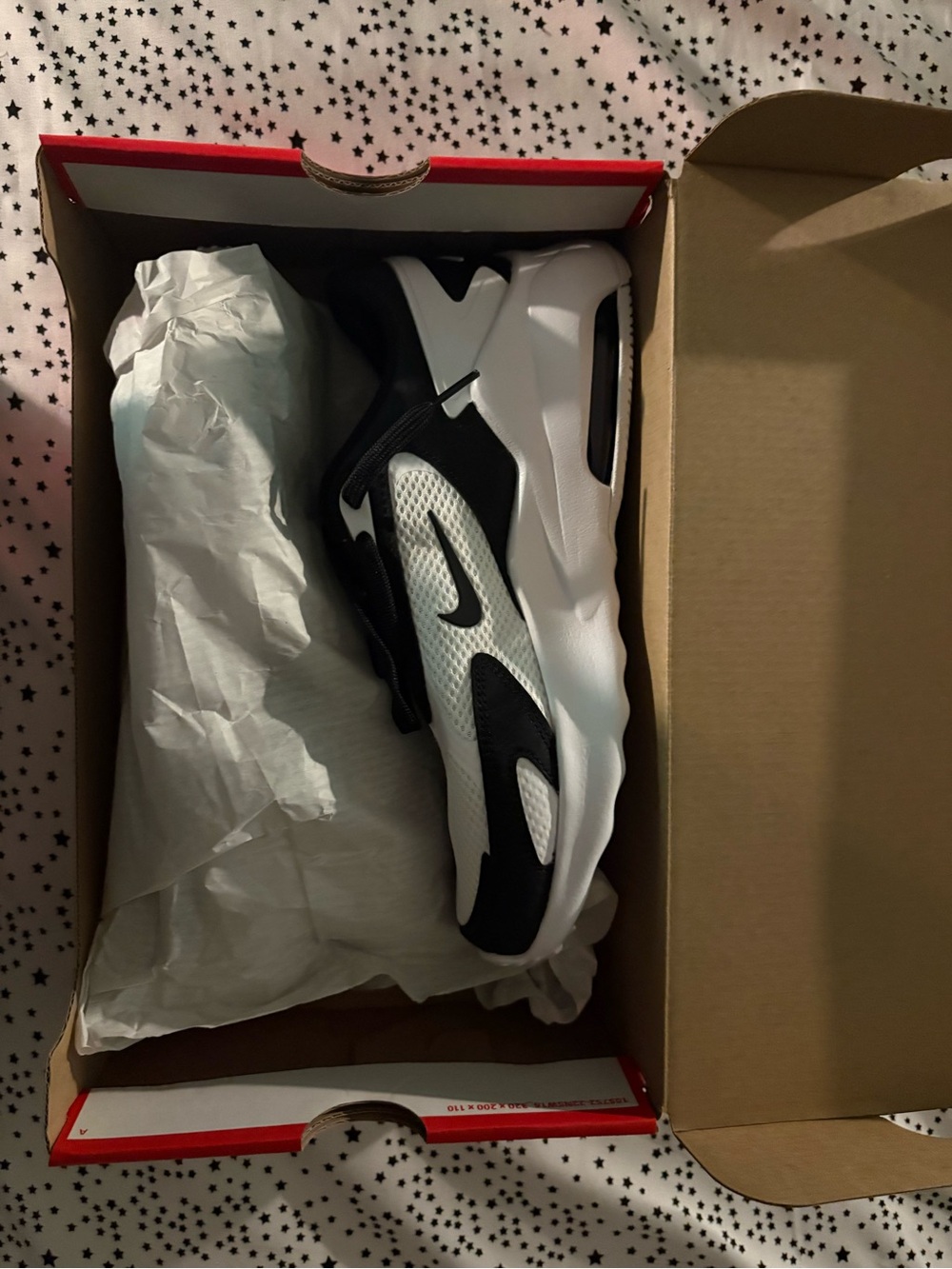 Nike Kids Black and White Mesh Sneakers